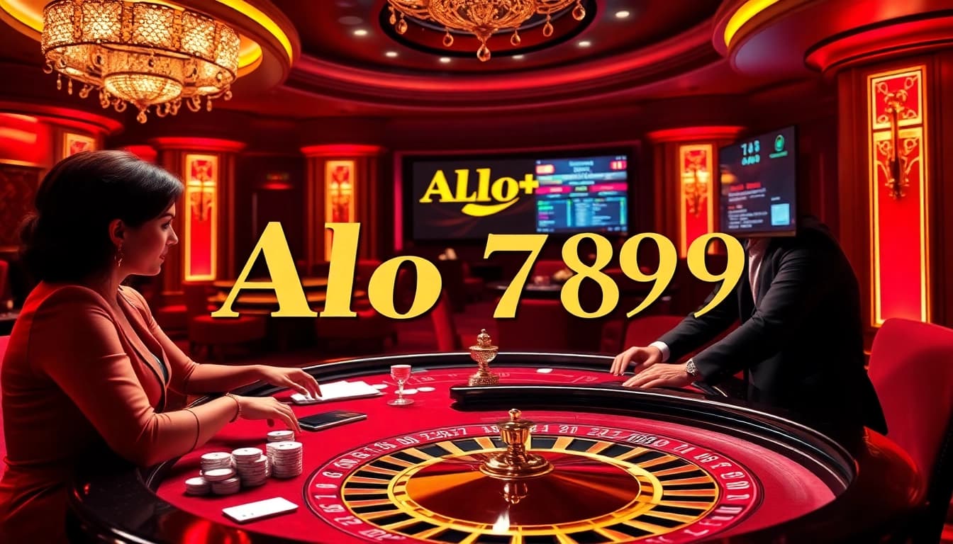 Alo 789 excited players enjoying a luxurious poker night with vibrant casino elements and online gambling features.