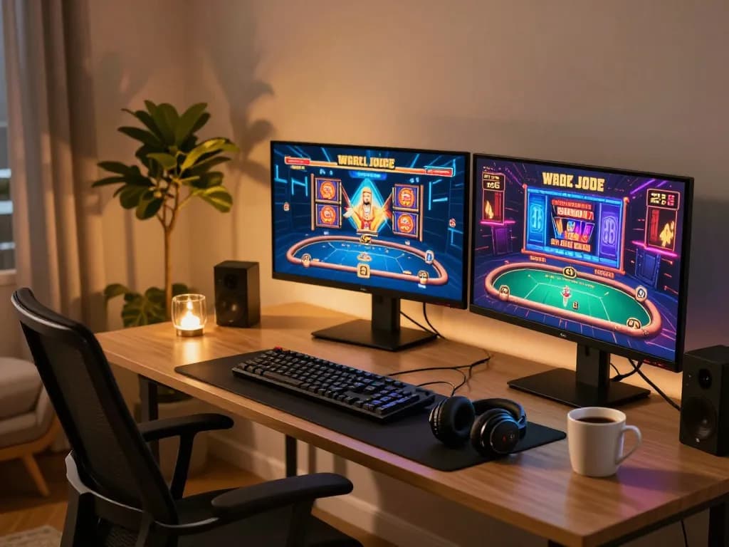 Experience thrilling online gaming with vb88 on multiple screens showcasing vibrant casino games.