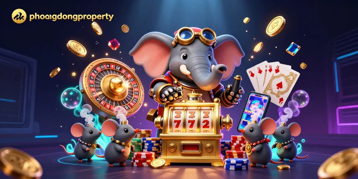 Experience thrilling gameplay at phuongdongproperty with vibrant casino characters and dynamic elements.