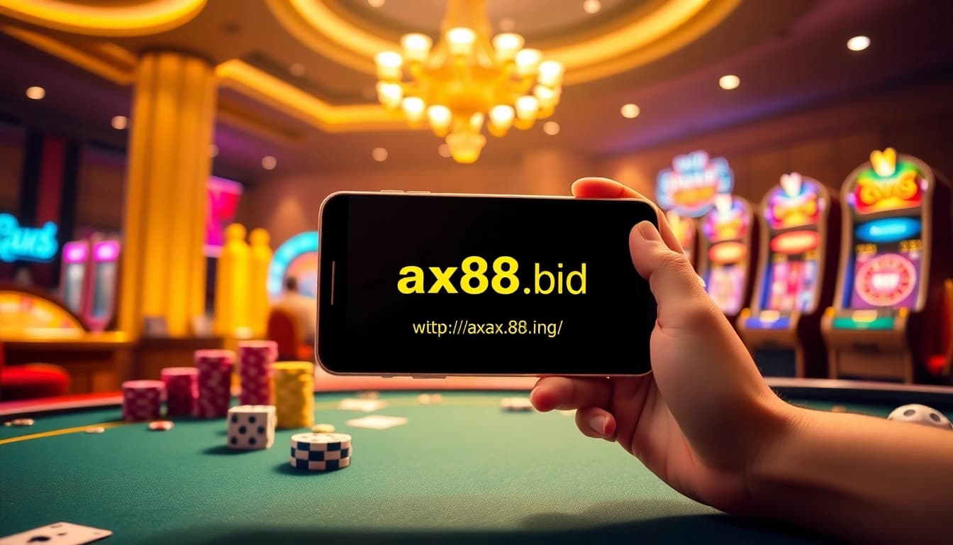 Experience thrilling online gaming with https://ax88.bid/ showcasing vibrant tables and exciting casino action.