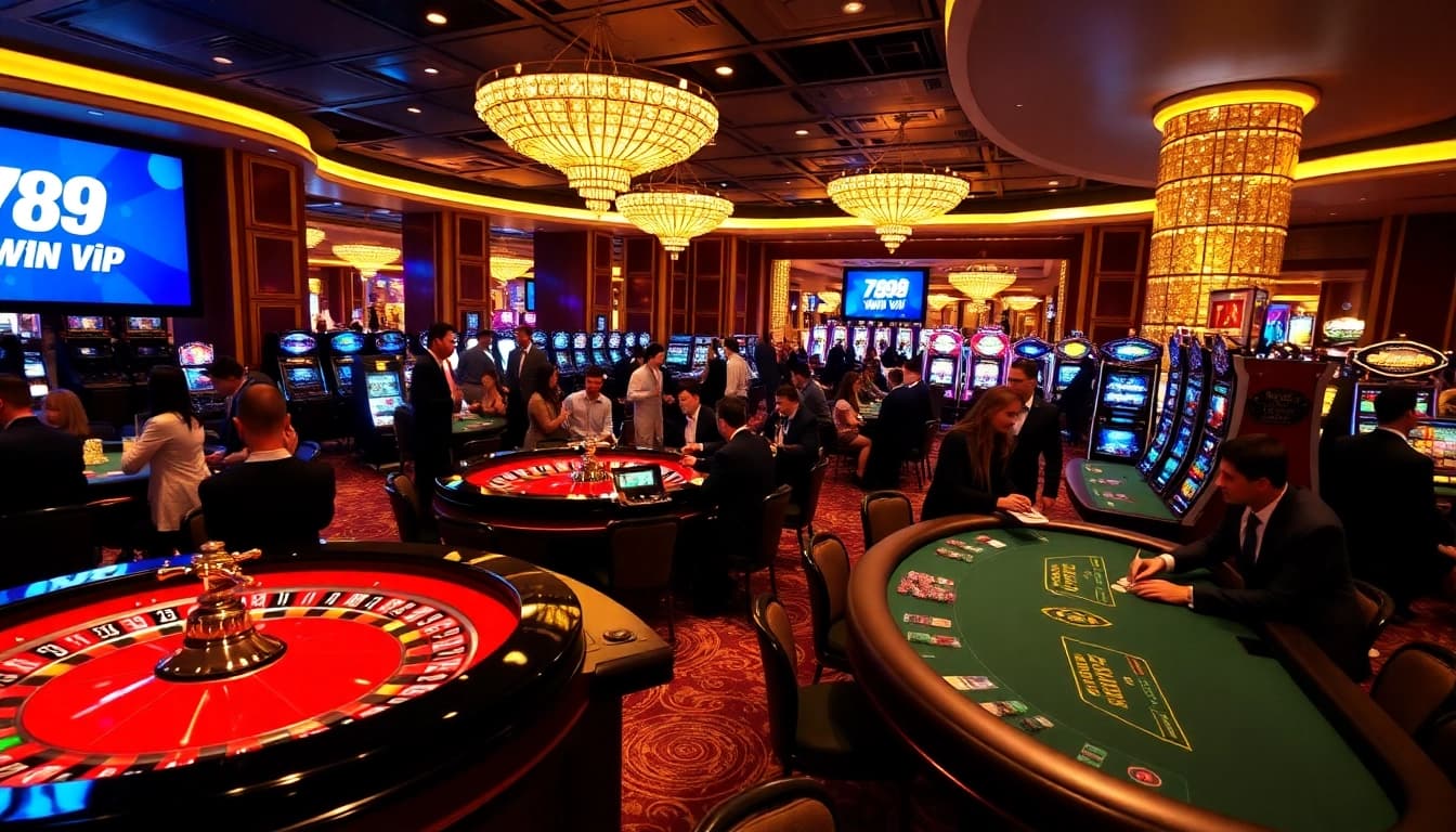 Engage in exciting gambling at 789win vip casino tables filled with vibrant games.
