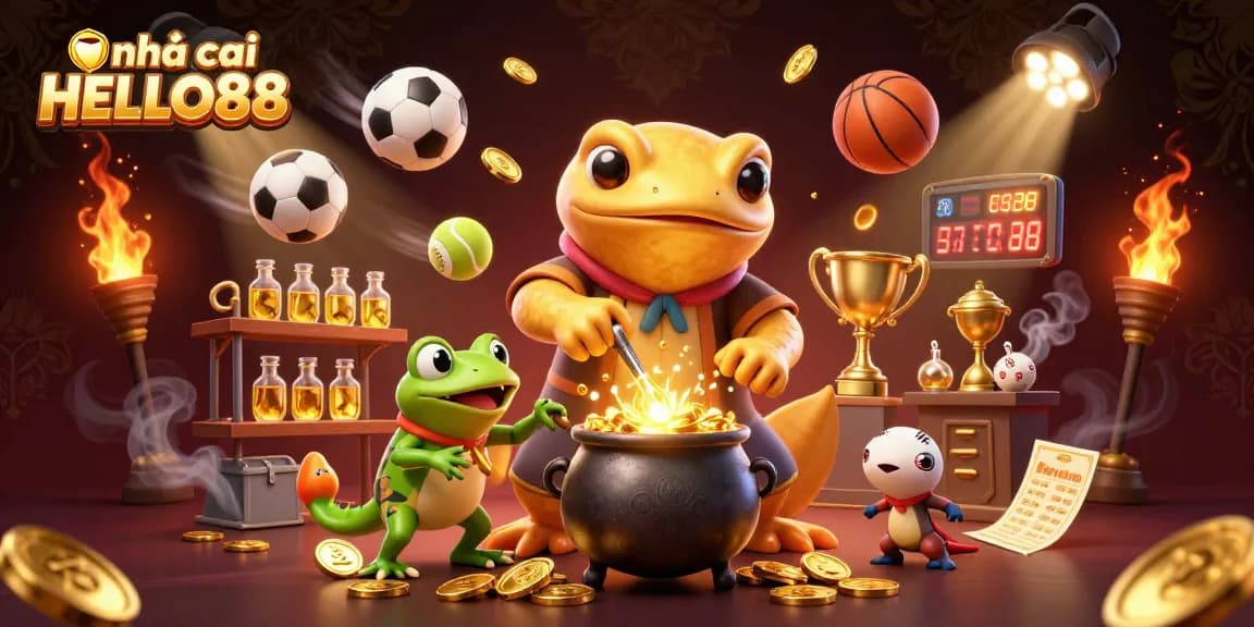 Engage in exciting gameplay at nhà cái HELLO88 with dynamic sports elements and a magical atmosphere.