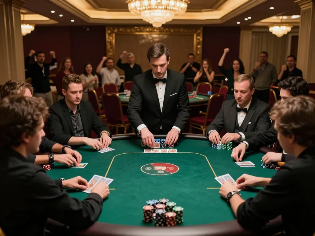 MM88 poker tournament showcasing players in action with focused strategies and vibrant atmosphere