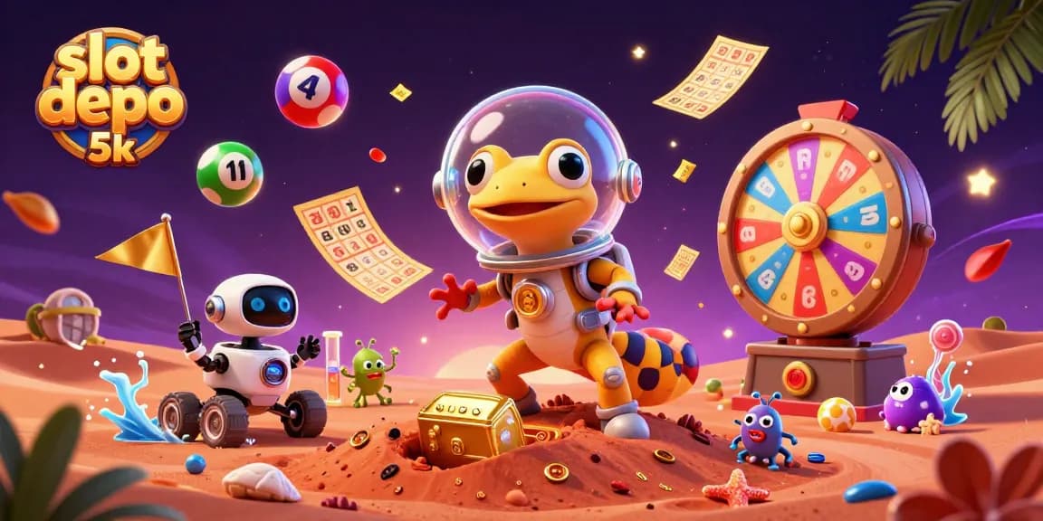 Experience thrilling action and entertainment at slot depo 5k with an energetic casino scene