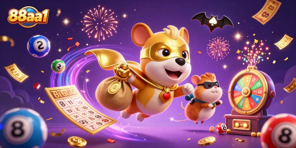 Experience thrilling action with 88aa1 at the casino featuring vibrant gaming elements.