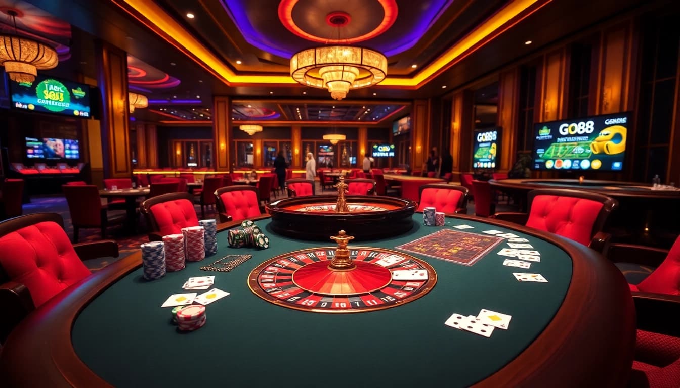 Experience the thrill of Go88 with vibrant casino games and engaging poker action.