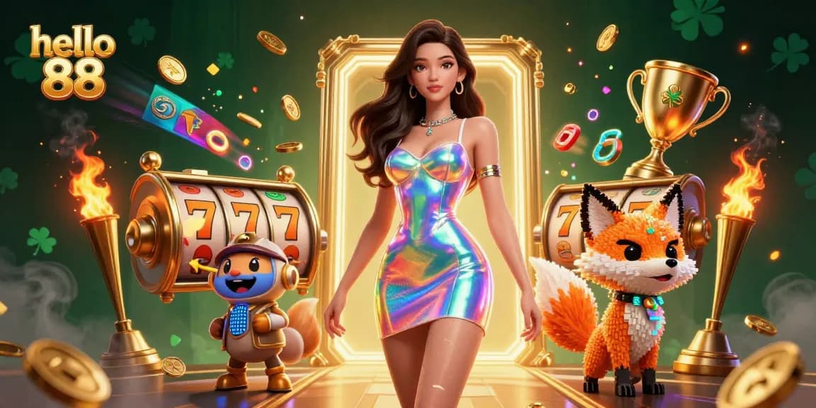 Experience thrilling moments at hello 88 with captivating slot reels and dynamic game elements.