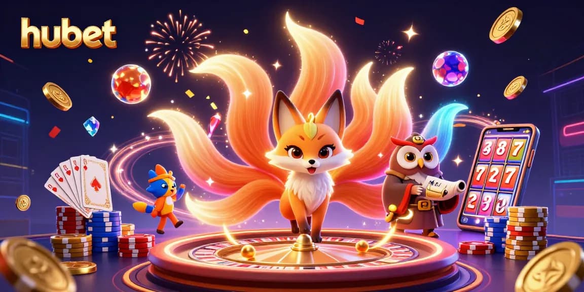 Win big with hubet in this vibrant 3D casino world featuring enchanting characters and dynamic gaming elements.
