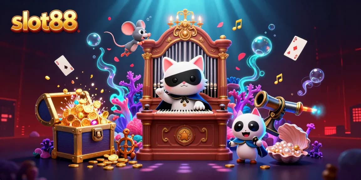 Spin the reels and explore the vibrant slot88 world bursting with treasure and adventure.