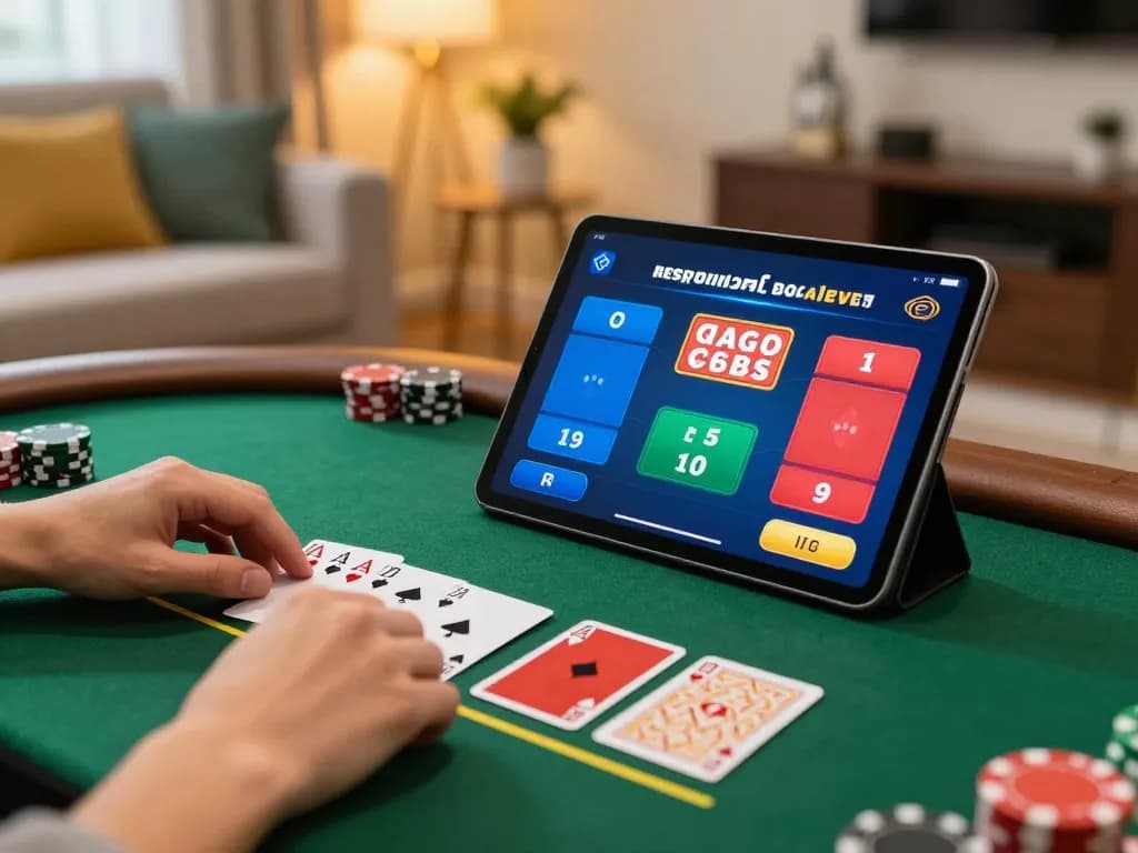Engage in strategic blackjack gameplay at luck8mb from your cozy home.