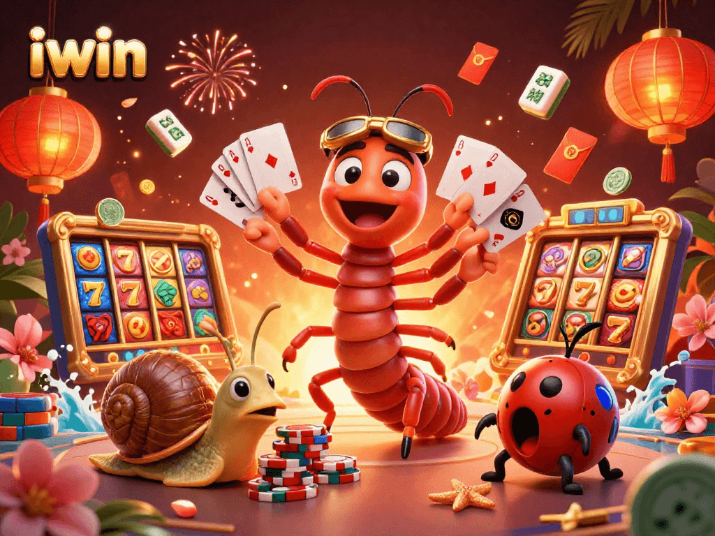 Play thrilling games at iwin with a lively millipede dealer and dynamic slot reels.