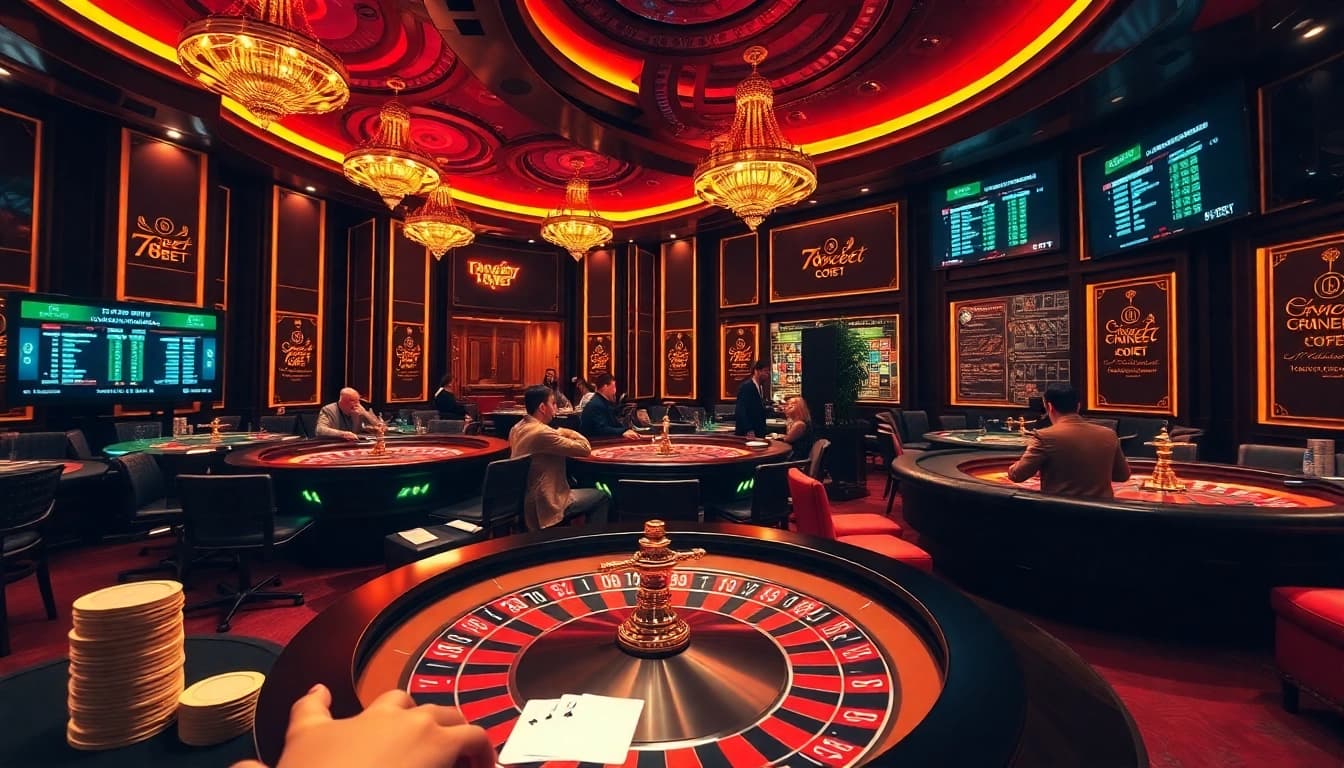 Experience the excitement at 789BET as players engage in thrilling casino games.