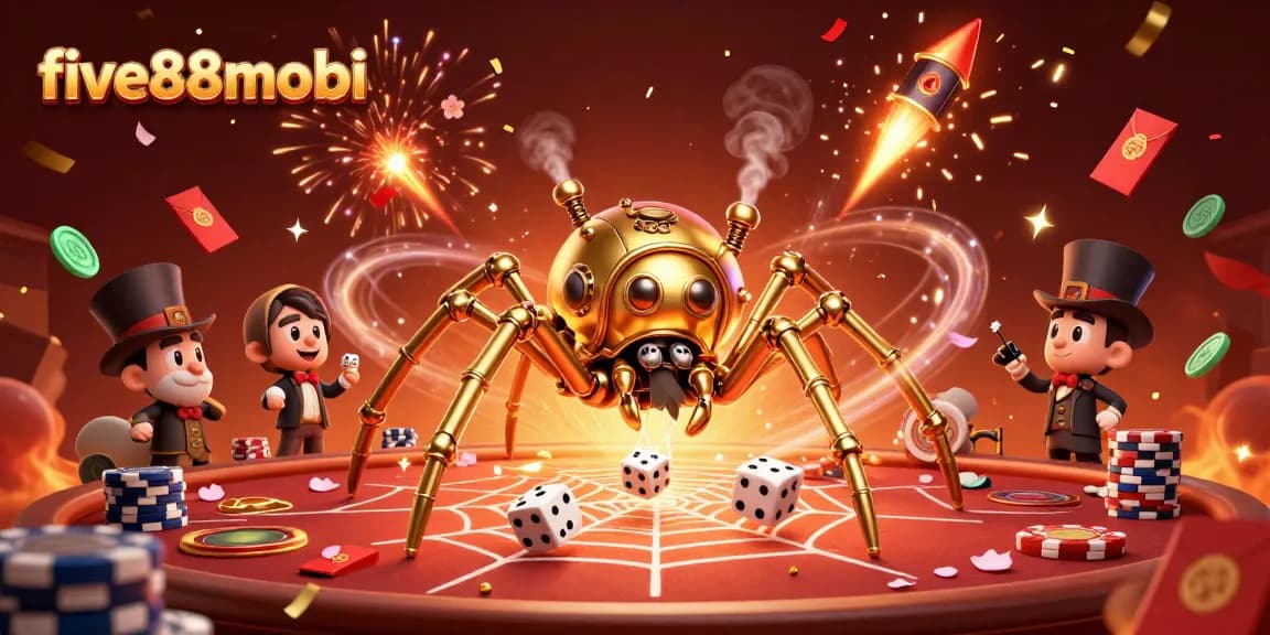 Experience thrilling moments at five88mobi with an enchanting 3D casino scene filled with poker excitement.