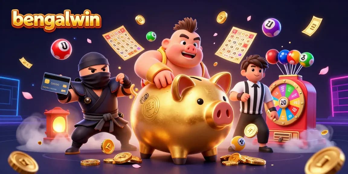 Bengalwin's vibrant gaming scene showcases thrilling gambling action with dynamic characters and exciting elements.