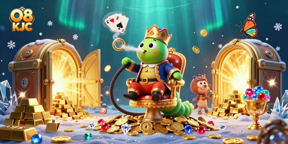 Engage with O8 KJC by experiencing vibrant poker hands in an underwater treasure filled casino.