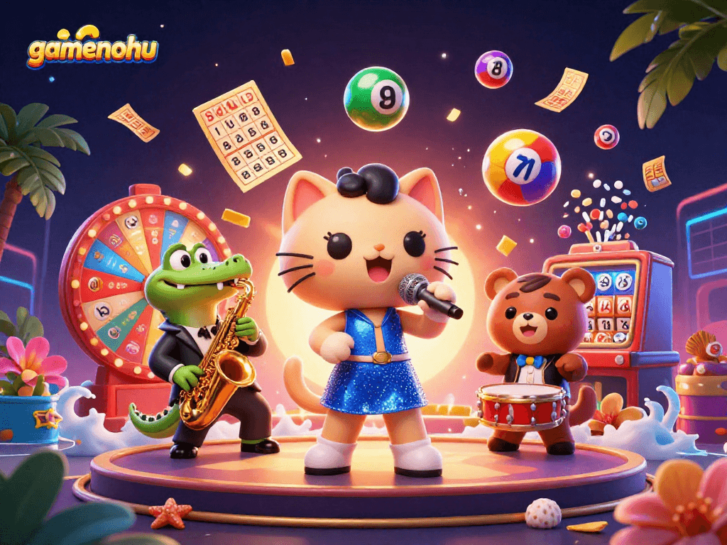 Play and win at gamenohu with lively 3D gambling characters and dynamic casino elements.