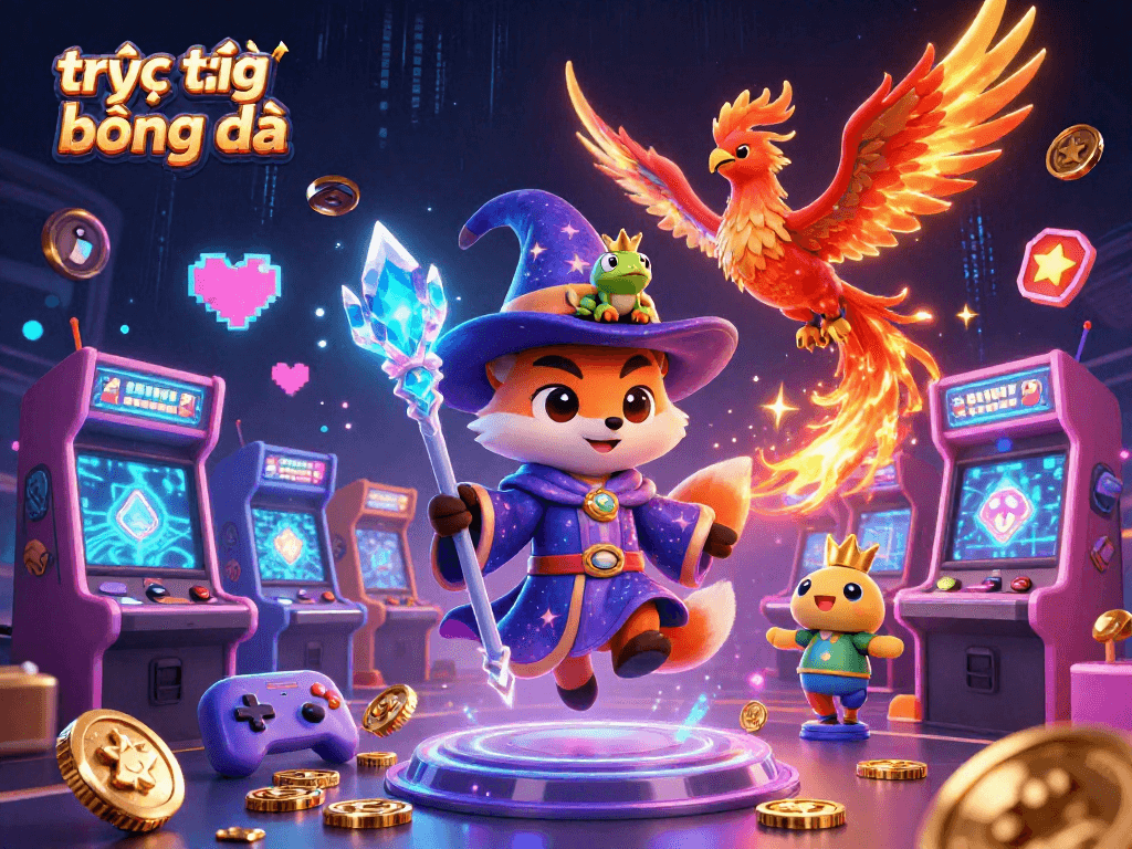 Engage with trực tiếp bóng đá and witness thrilling action in vivid 3D illustration art.
