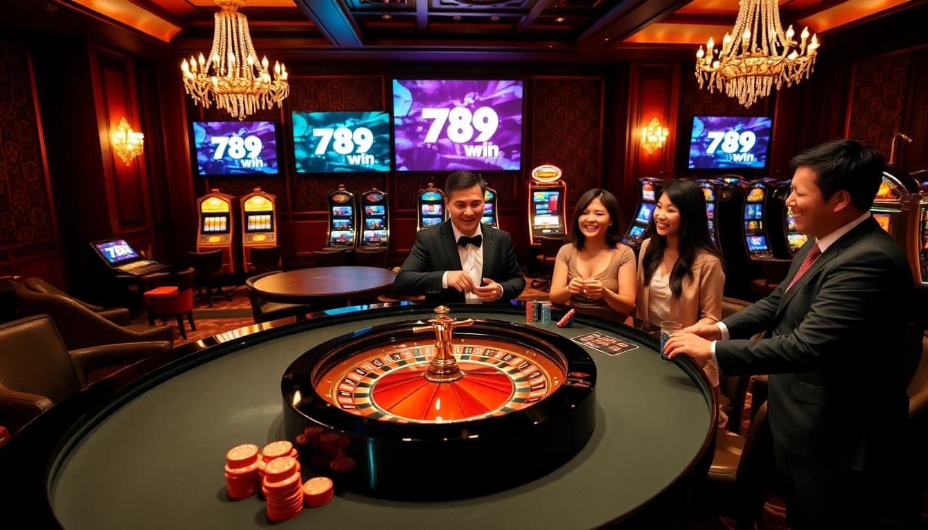 Exciting gameplay at 789win com with vibrant casino elements and elegant ambiance.