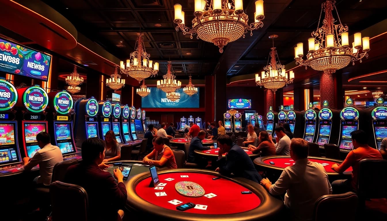 Experience the thrill of the casino with Link NEW88 and vibrant gaming options.