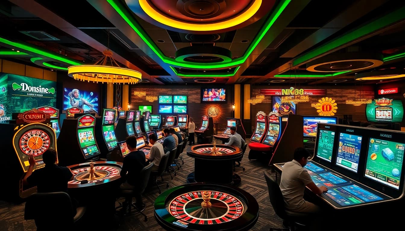 NK88 online gaming platform showcasing vibrant games and user-friendly interface