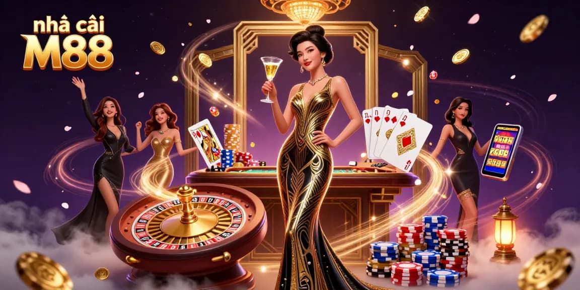 Engage with nhà cái M88 through luxurious casino experiences featuring elegant aesthetics and dynamic gaming elements.