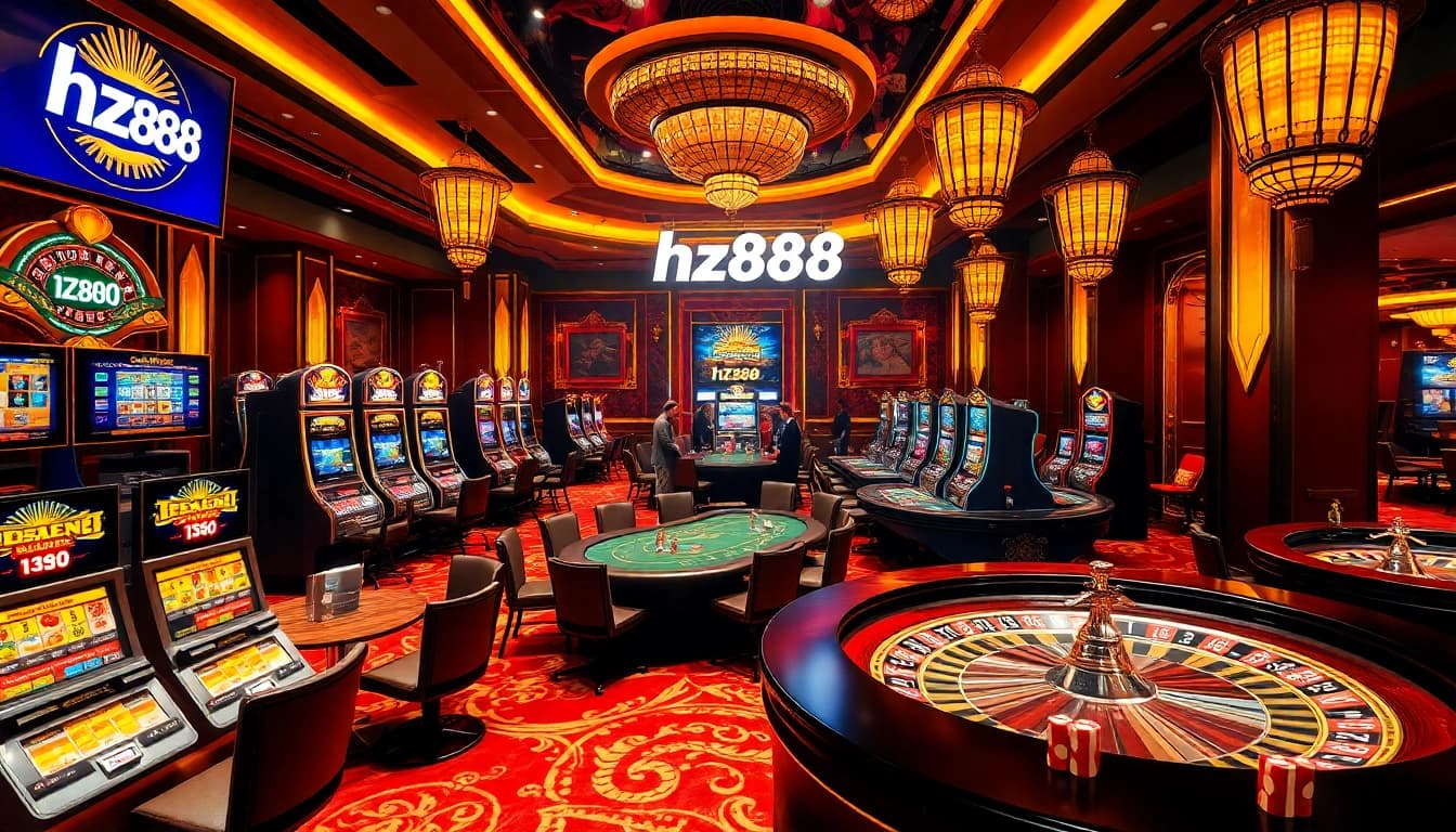 Experience the thrill of online gambling at hz888 with vibrant casino games and excitement.