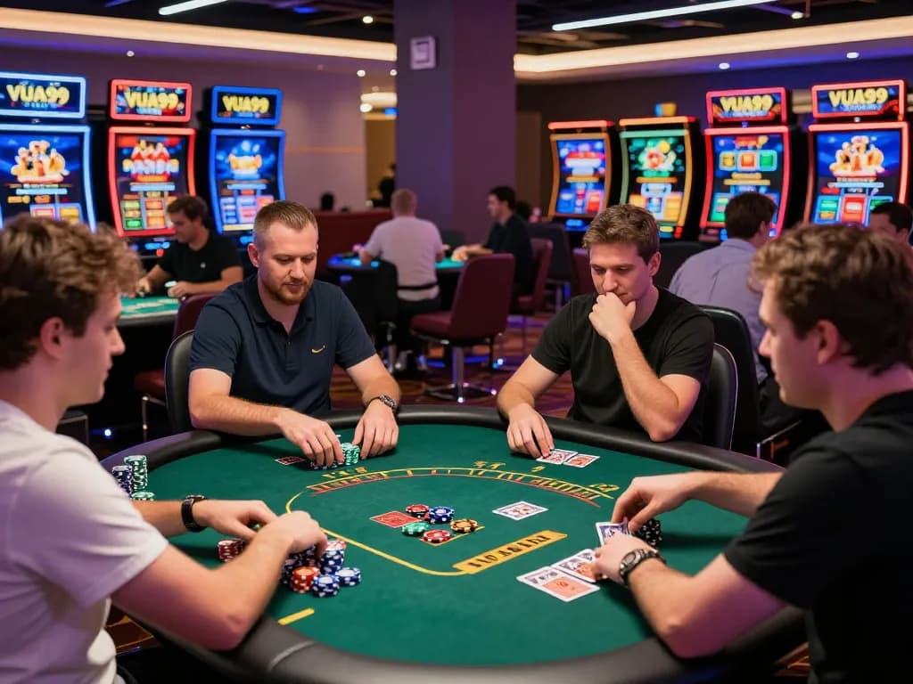 VUA99 engaging players at vibrant online casino games with exciting atmosphere