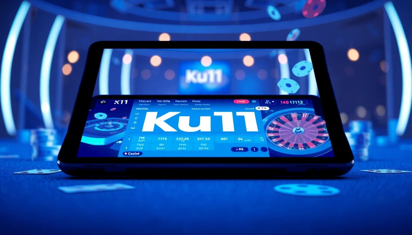Ku11 online betting platform showcasing high-tech gaming interface and digital elements.