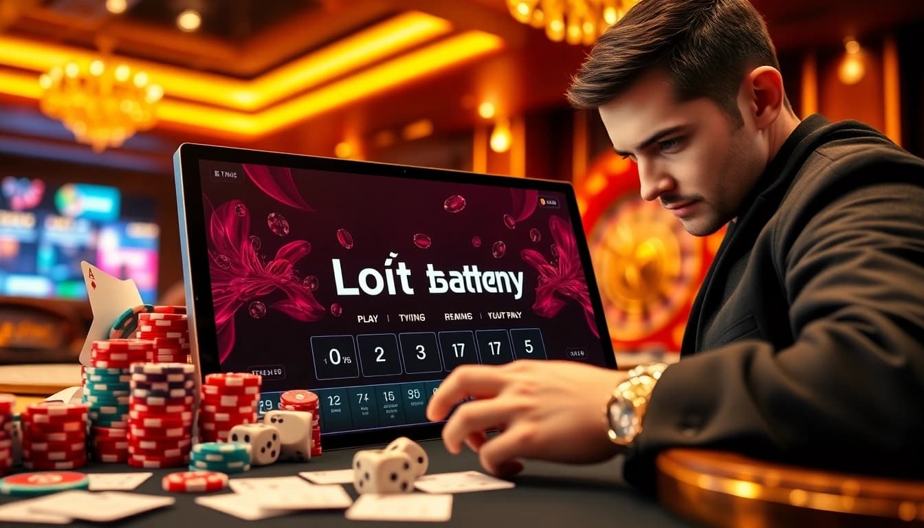 Online lô đề trực tuyến platform displaying real-time lottery results with fast, strategic betting interface