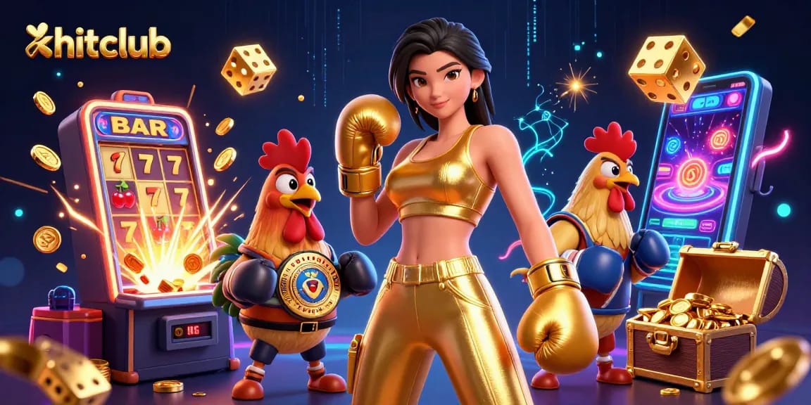 Experience hitclub's thrilling game world with vibrant casino elements and immersive visuals.