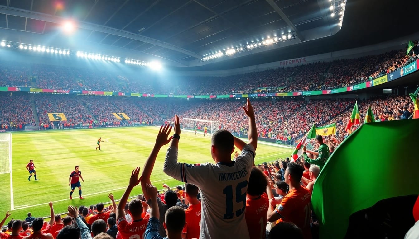 Experience the excitement of live soccer streaming at https://socolive.spot/ with vibrant fans and dramatic action.