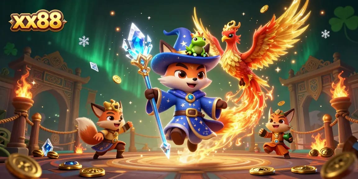 Spin winning reels and mystical wizards at xx88 casino for epic gaming adventures.