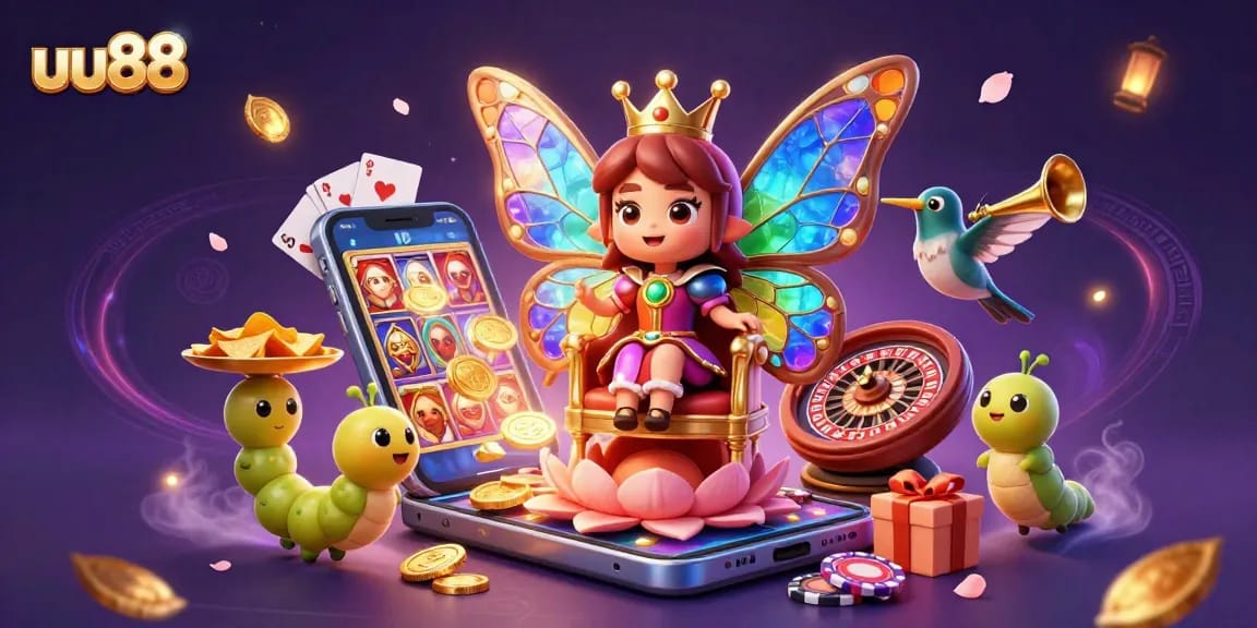 Engage in thrilling gameplay at uu88 with vibrant casino elements and captivating characters.