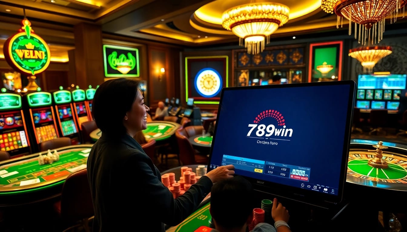 Experience the thrilling atmosphere of 789winn with vibrant casino games and online betting excitement.