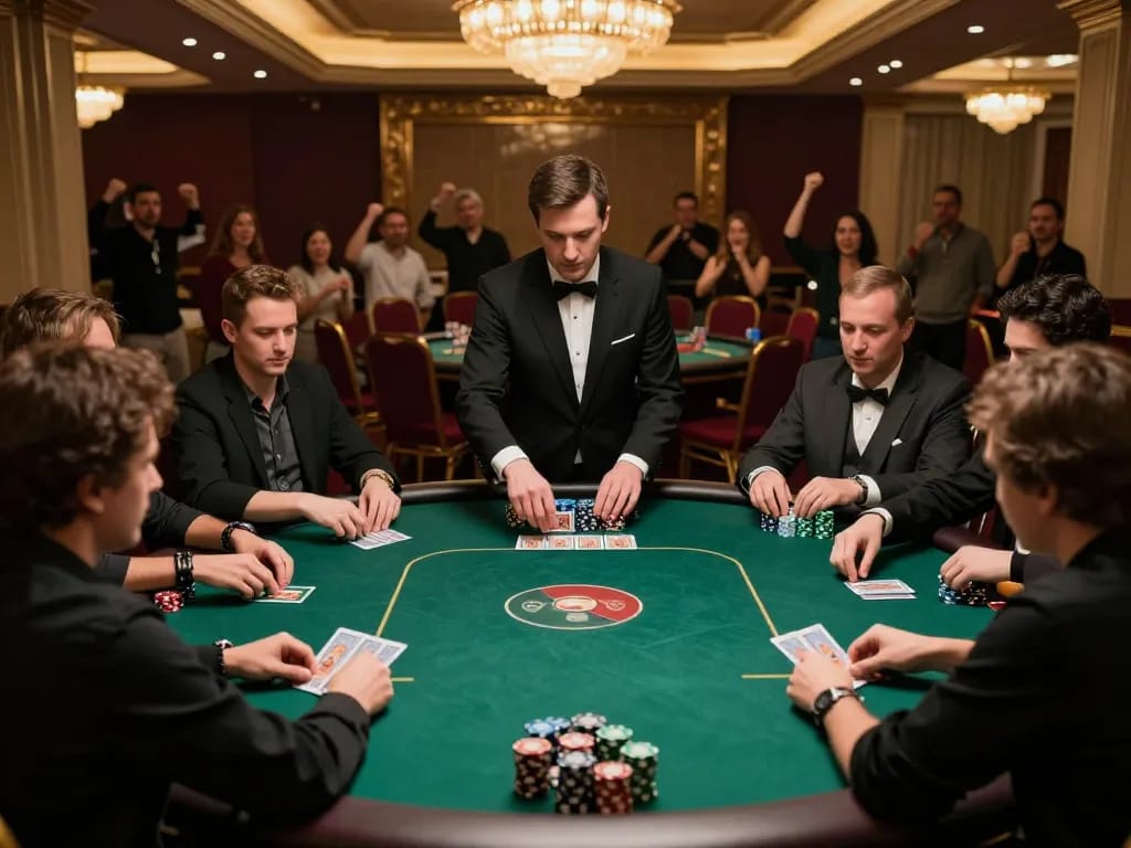 MM88 poker tournament showcasing players in action with focused strategies and vibrant atmosphere