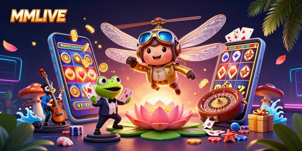 MMLIVE offers an exciting slot experience with vibrant 3D characters and dynamic game elements.