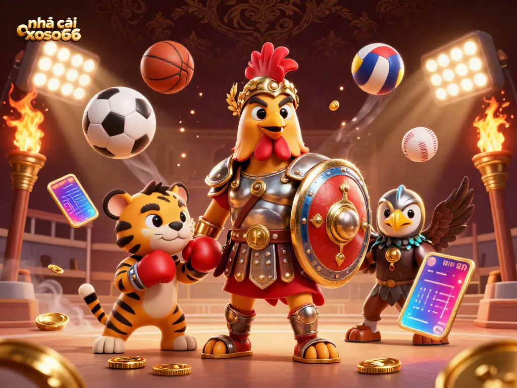 Engage with the vibrant action at nhà cái xoso66 featuring immersive sports elements and dynamic characters.