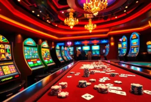 Experience the thrill of online gambling at 23win with vibrant games and immersive casino scenes.